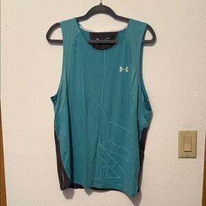 Under Armour Teal and Black Men’s Athletic Tank Top